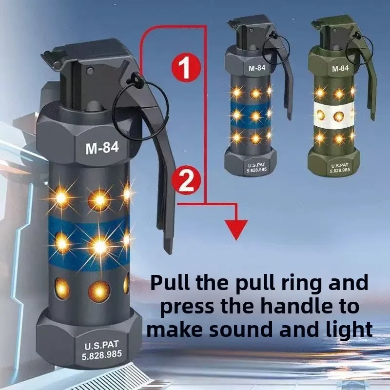 Outdoor Camping Games - Tactische M84 Dummy Grenade Model Strobe