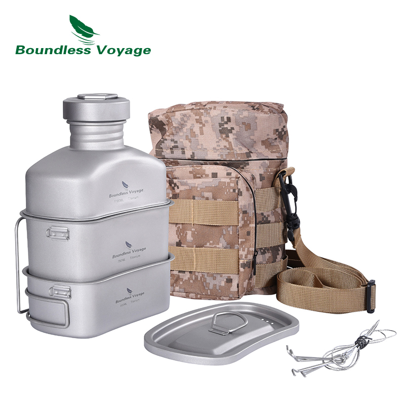 Outdoor Camping Games - Grenzeloze Voyage Outdoor Militaire Kantine Fles