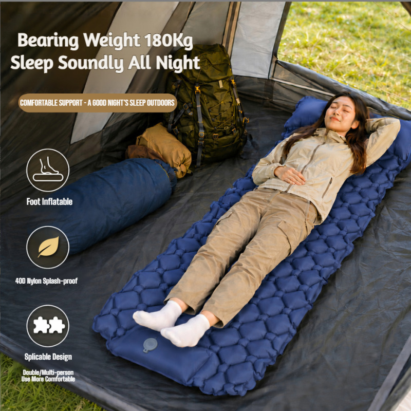 Outdoor Camping Rugs - Zelfopblazend slaapmatje voor buiten, campingmat, TPU