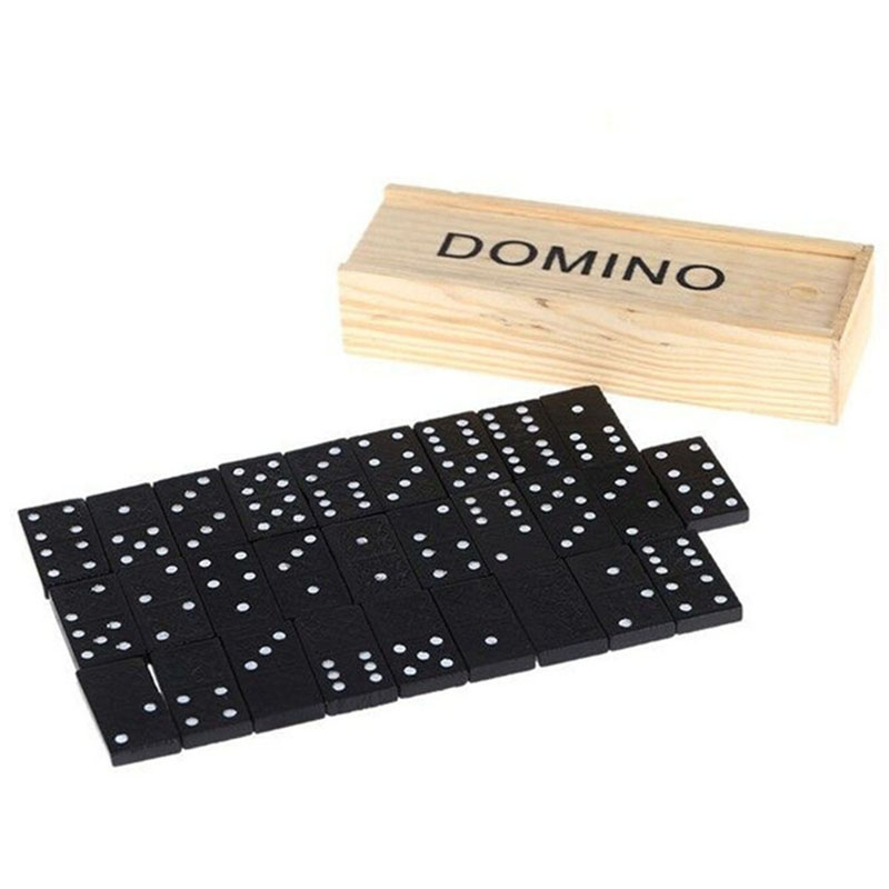 Outdoor Camping Games - 28 stks/set Houten Domino Bordspellen Tafelspel
