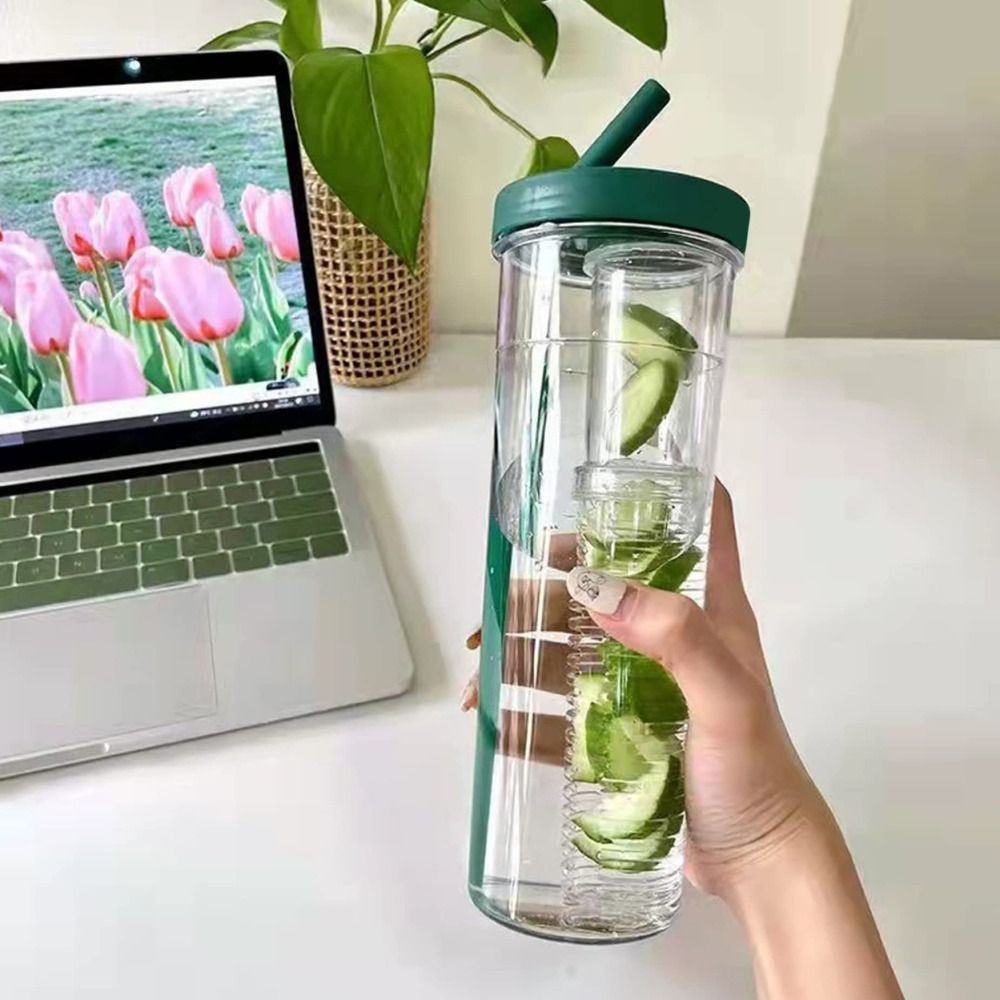 Portable Water Filter - Nieuwe 800 ml waterfles met theefilter