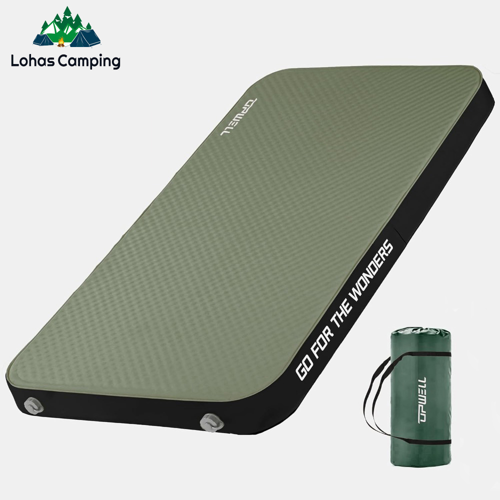 Outdoor Camping Inflatable Tent - Lohascamping Zelfopblazend Campingmatras 10cm Compact Opvouwbaar