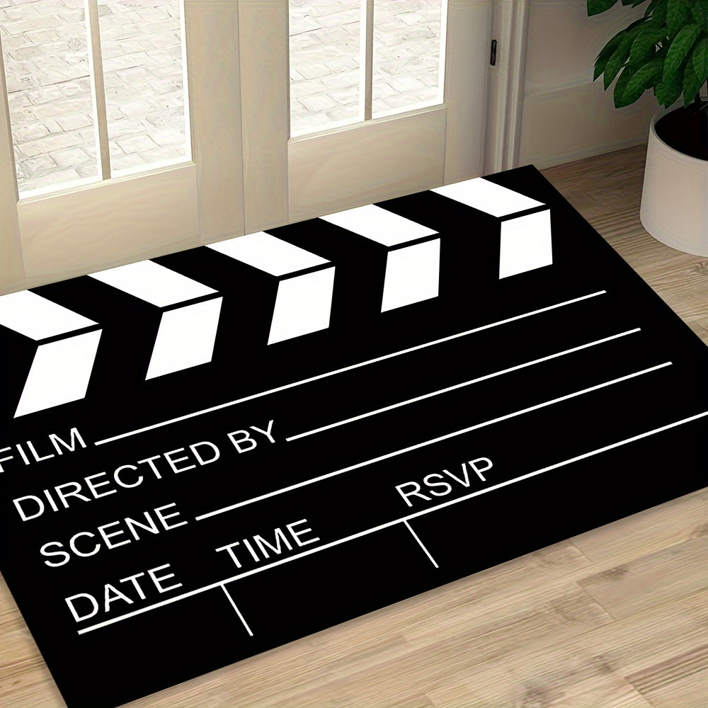 Outdoor Camping Rug Waterproof - VIKAMA Filmregisseur's Clapperboard Creatief Tapijt Woonkamer