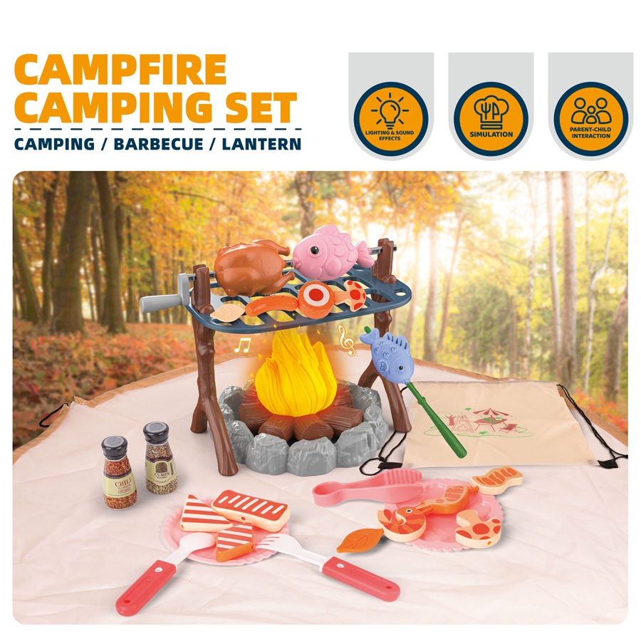 Outdoor Camping Games - Kinderkampeertentset Baby Speeltuin Miniatuur Eten Kinderen