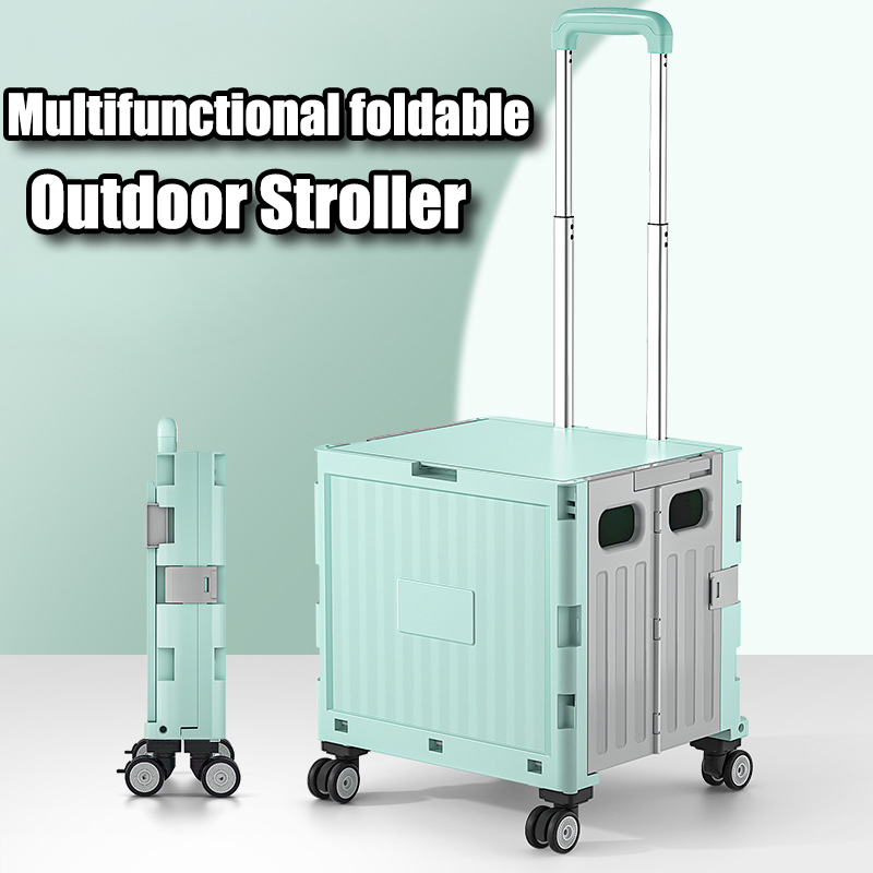 Outdoor Camping Folding Storage Box - Multifunctionele Camping Trolley Grote Capaciteit Draagbare