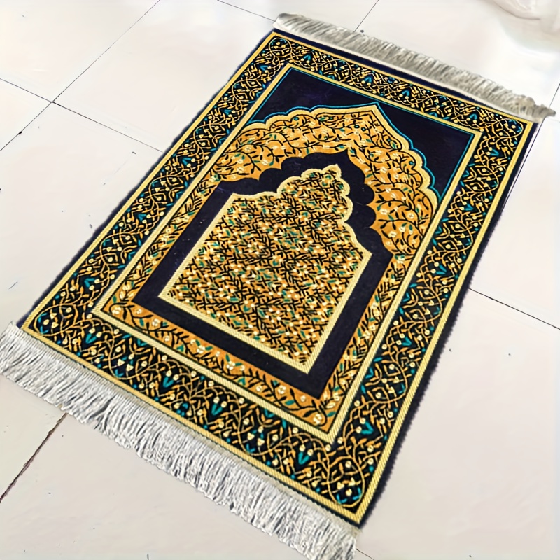 Outdoor Camping Rug Waterproof - VIKAMA Islamitisch gebedsmatje met platte moskeeprint,