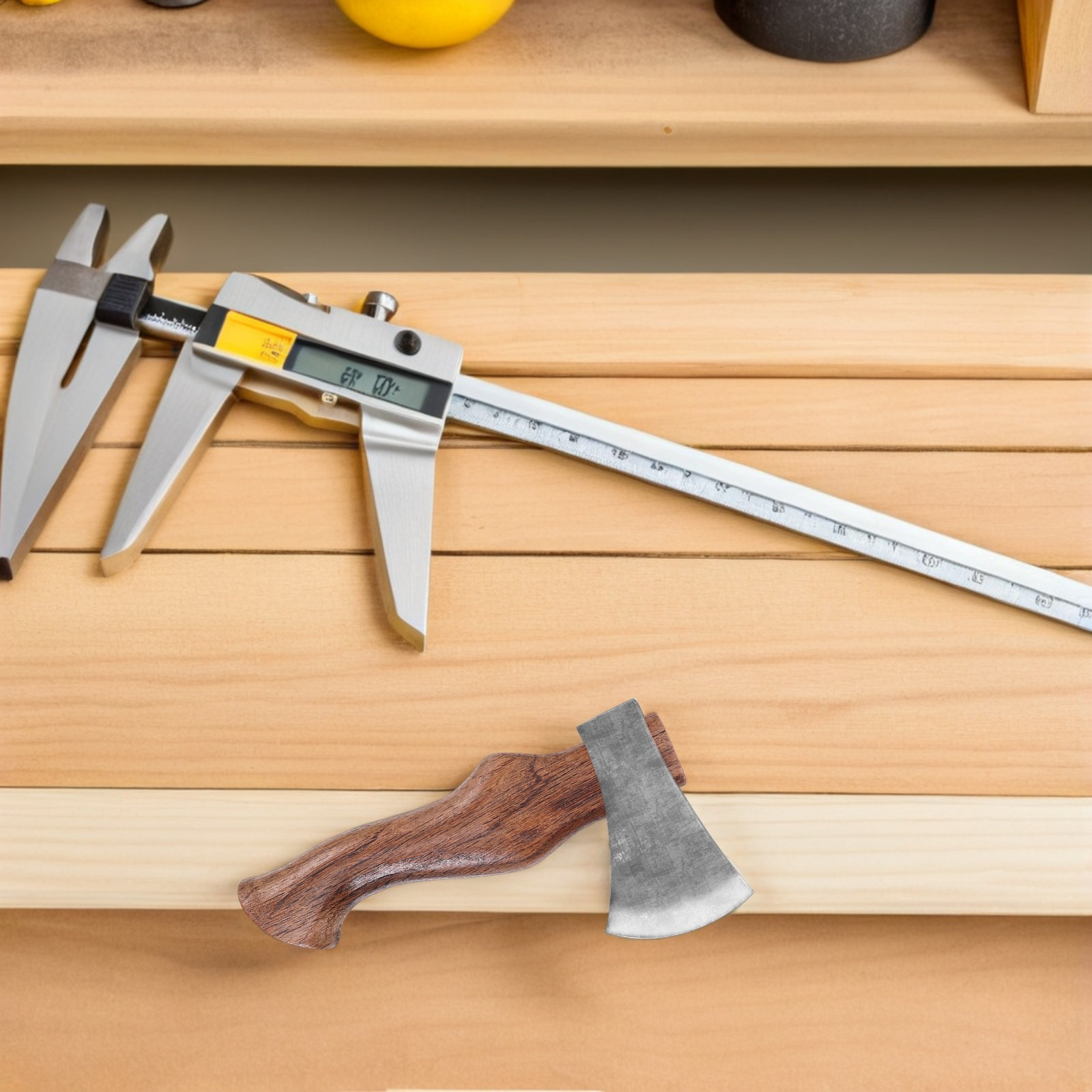 Camp Axe Hatchet - Vervangende houten bijlsteel van massief hout,