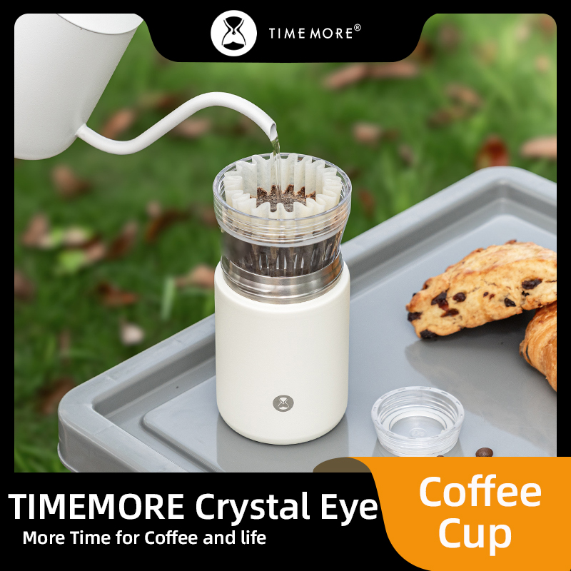 Portable Water Filter - TIMEMORE Hand-Pour Koffiekopje 2-in-1 Draagbaar Houdt