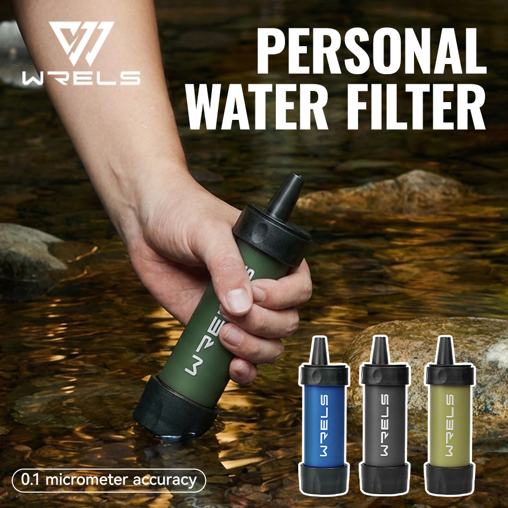 Portable Water Filter - WRELS Camping & Survival Noodwaterfilter voor