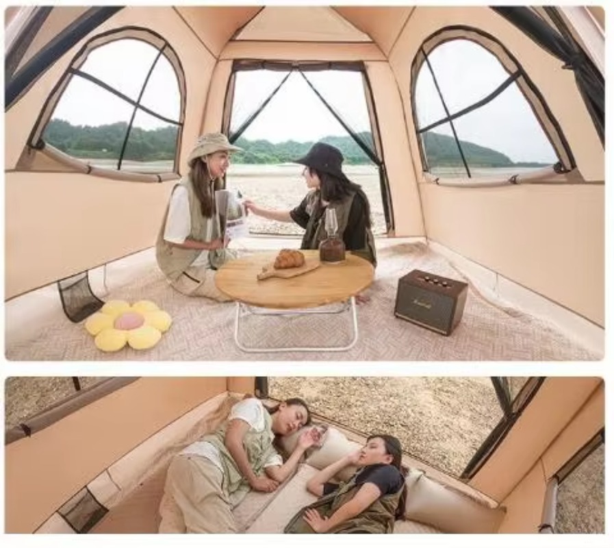 Draagbare opblaasbare Oxford-d - Outdoor Camping Inflatable Tent recensie en prijs