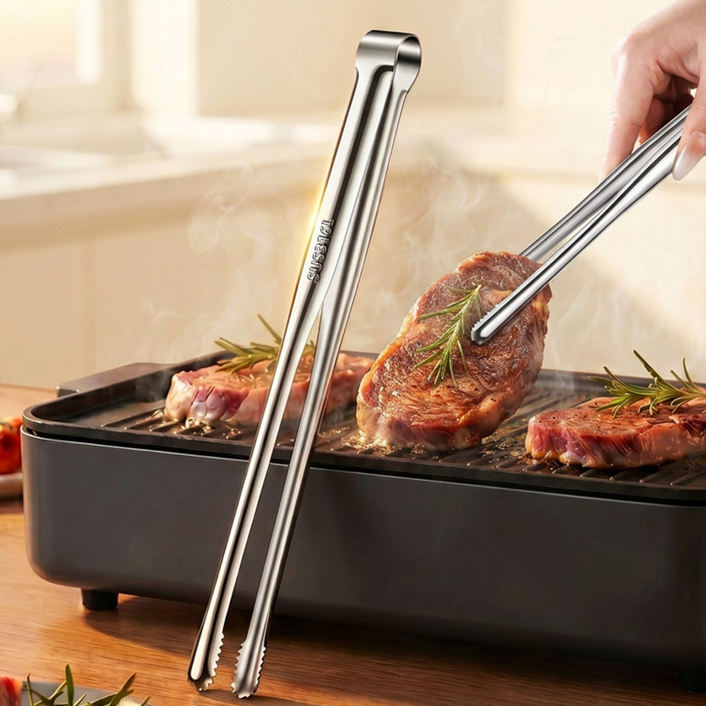 Grilltang Vlees Culinaire tang - Outdoor Y Camping recensie en prijs