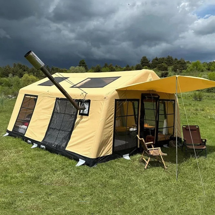 Grote, waterdichte PVC opblaas - Outdoor Camping Inflatable Tent recensie en prijs