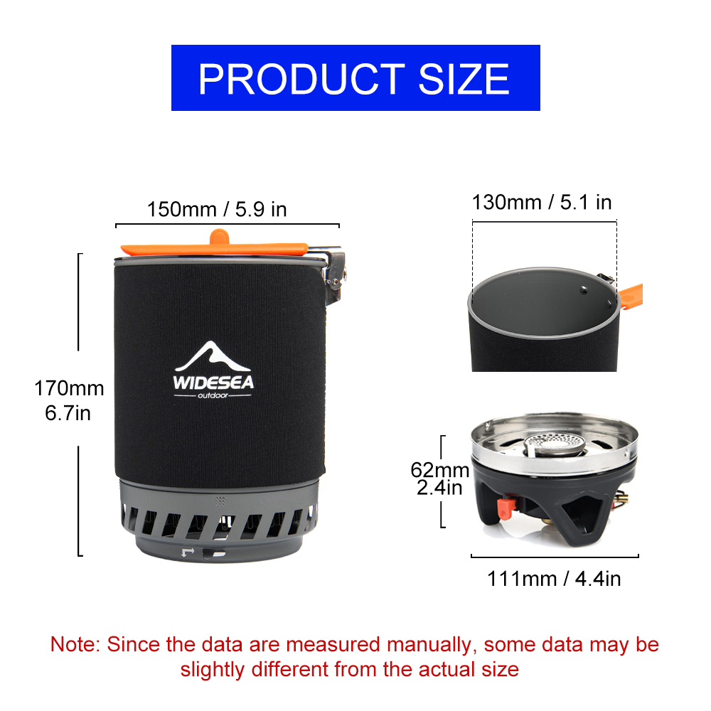 Widesea Camping Kooksysteem me - Outdoor Camping Cooking Set recensie en prijs