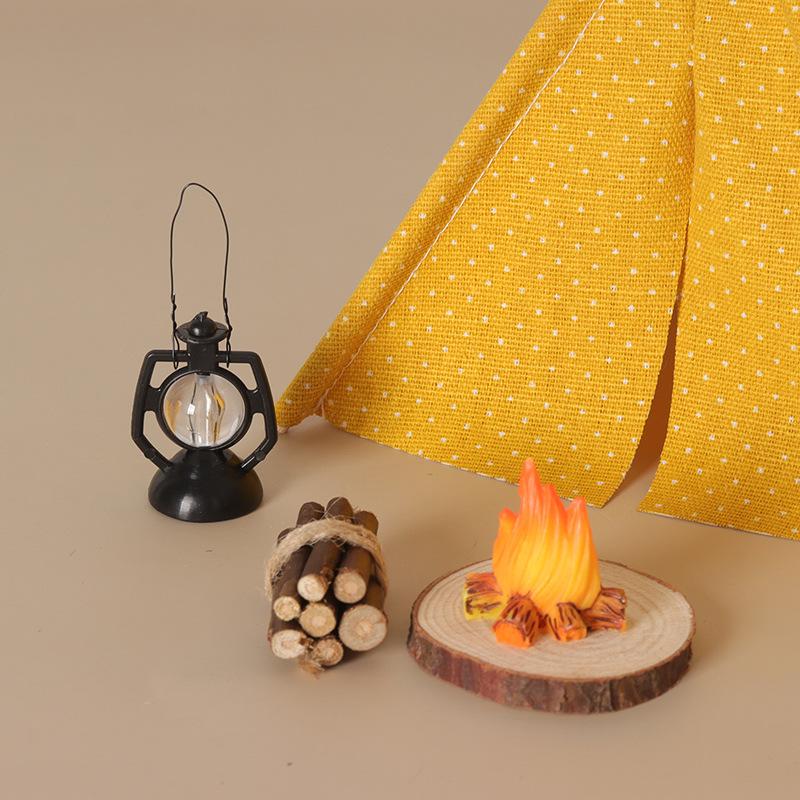 Nieuwe 1:12 schaal campingtent - Outdoor Camping Games recensie en prijs