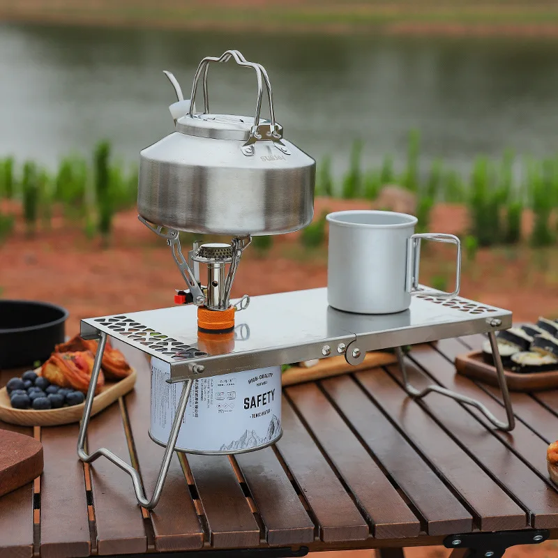 Outdoor draagbare mini-theetaf - Outdoor Camping Cooking Set recensie en prijs