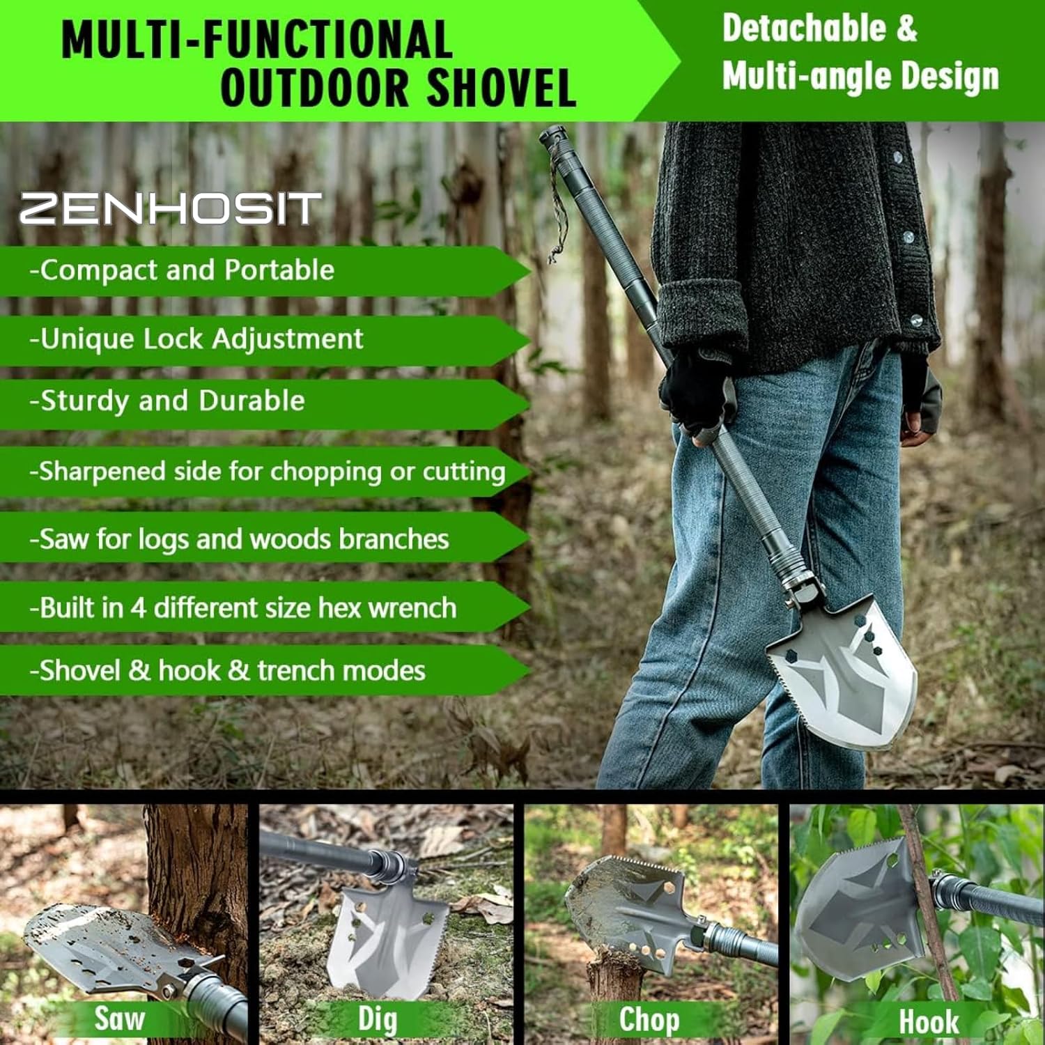 Multifunctionele opvouwbare ta - Camp Axe Hatchet recensie en prijs