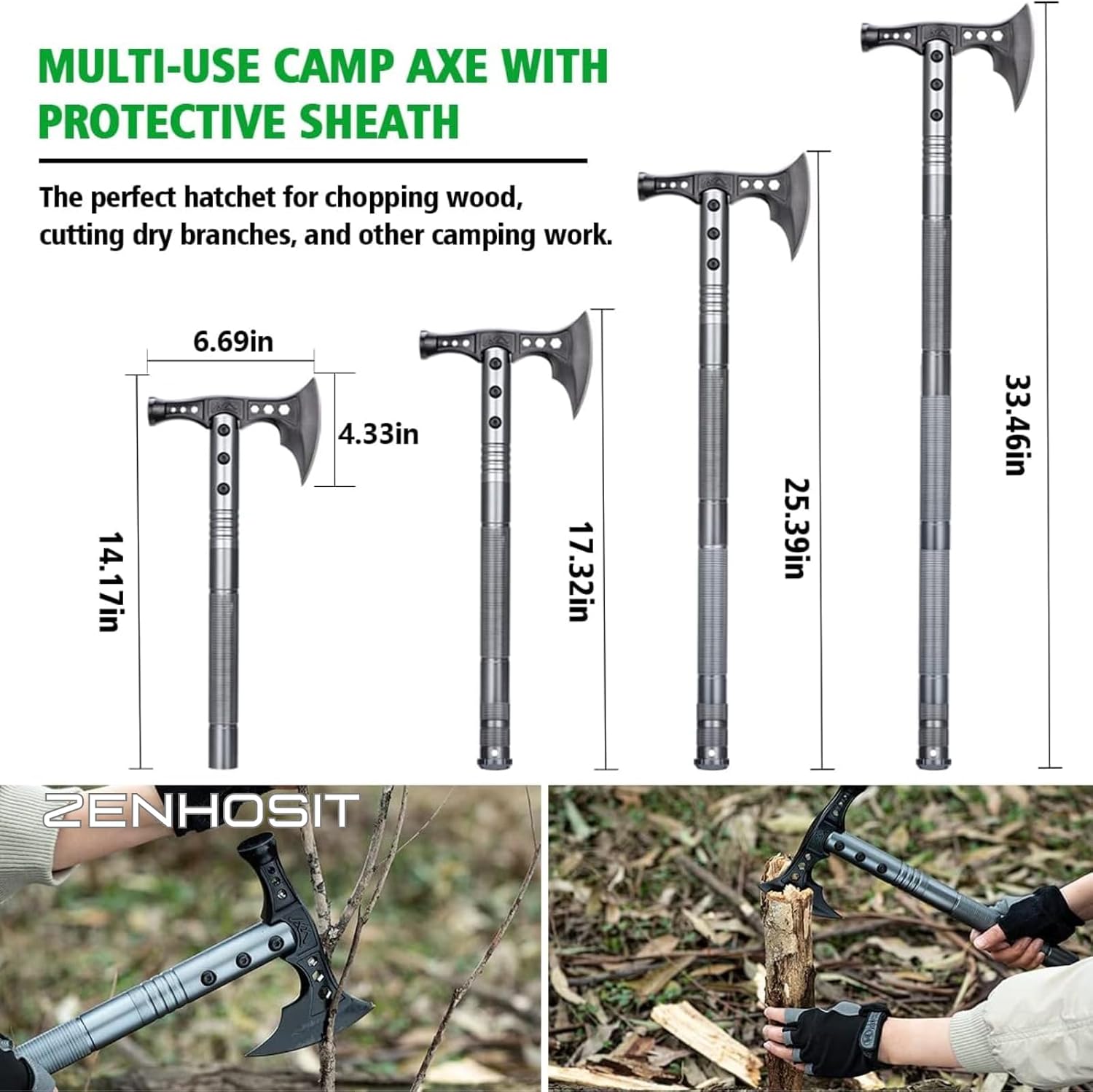 Multifunctionele opvouwbare ta - Camp Axe Hatchet recensie en prijs