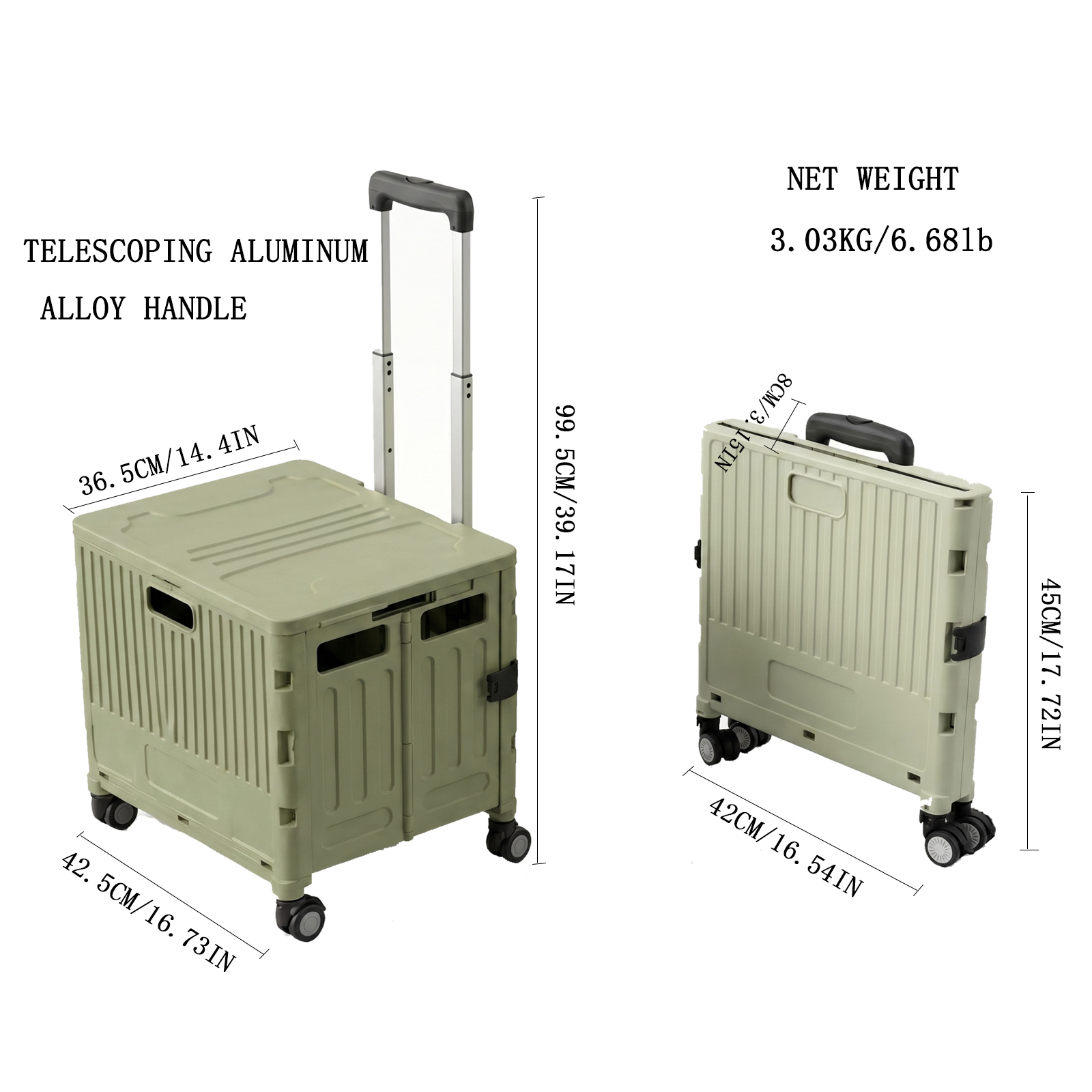 Opvouwbare opbergkist met deks - Outdoor Camping Folding Storage Box recensie en prijs