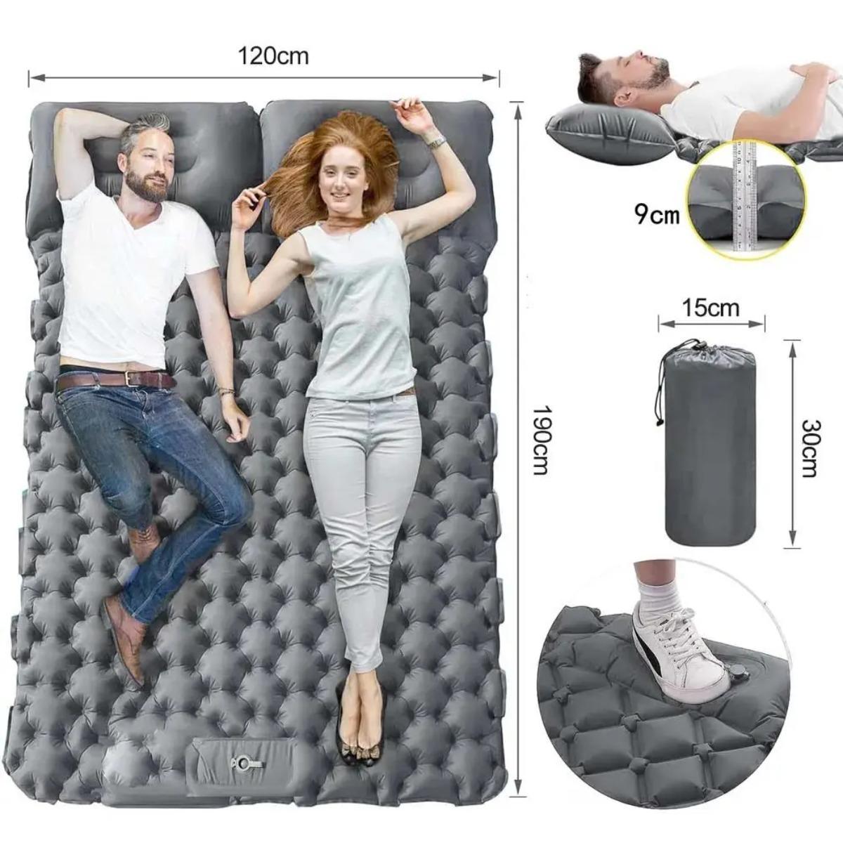 Enkel- en dubbel opblaasbaar l - Outdoor Camping Rugs recensie en prijs