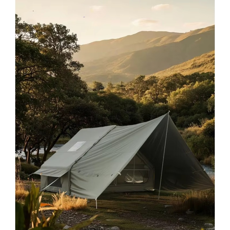 Opblaasbare kampeertent voor b - Outdoor Camping Inflatable Tent recensie en prijs