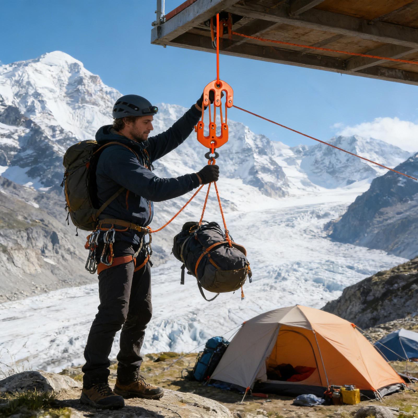 Draagbaar katrolhef-systeem vo - Outdoor Camping Games recensie en prijs