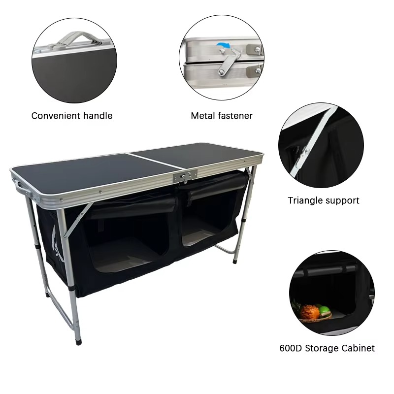 Draagbare opvouwbare campingke - Outdoor Camping Folding Storage Box recensie en prijs