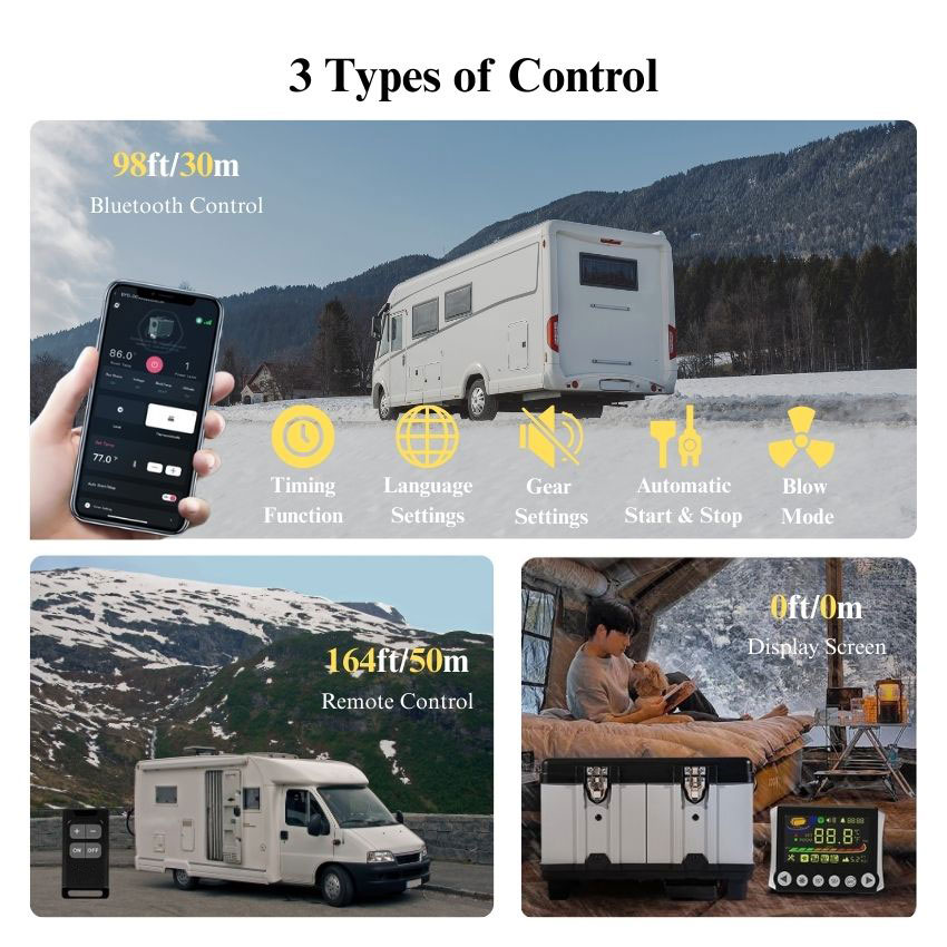 Alles-in-één 12V/24V 5KW Auton - Outdoor Camping Heater recensie en prijs