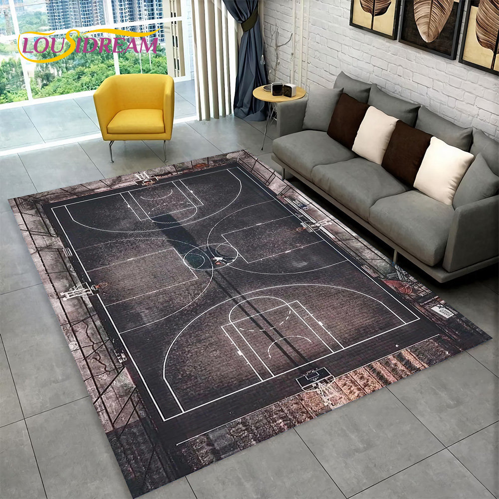 3d Basketbal Cour Cartoon Area - Outdoor Camping Rug Waterproof recensie en prijs
