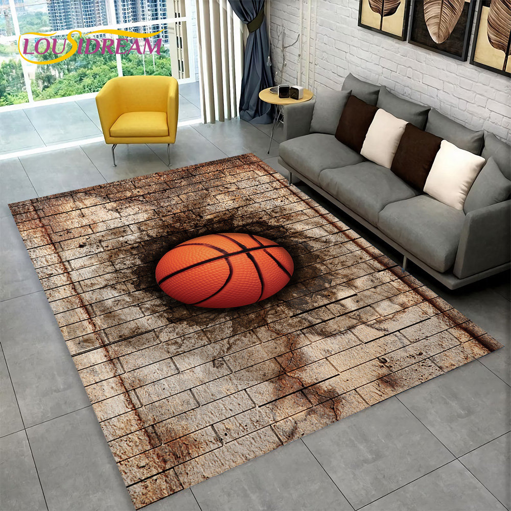 3d Basketbal Cour Cartoon Area - Outdoor Camping Rug Waterproof recensie en prijs