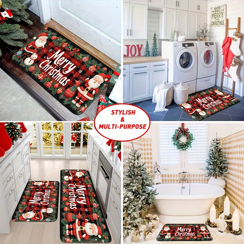 Vikama Kerstman Tapijt Keukenk - Outdoor Camping Rug Waterproof recensie en prijs