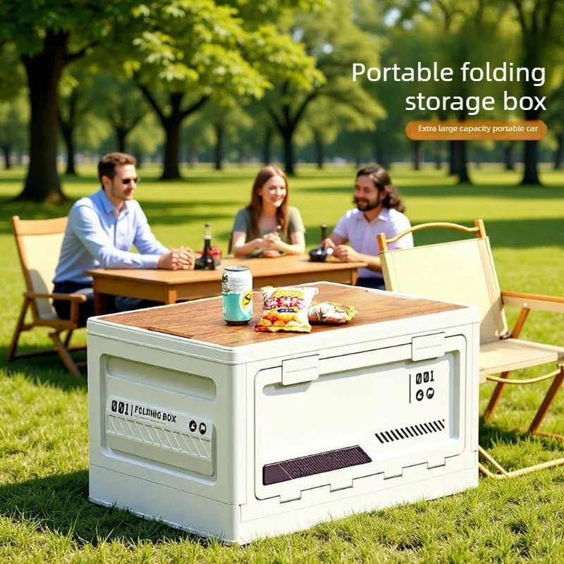 Kofferbak Houten deksel Outdoo - Outdoor Camping Folding Storage Box recensie en prijs