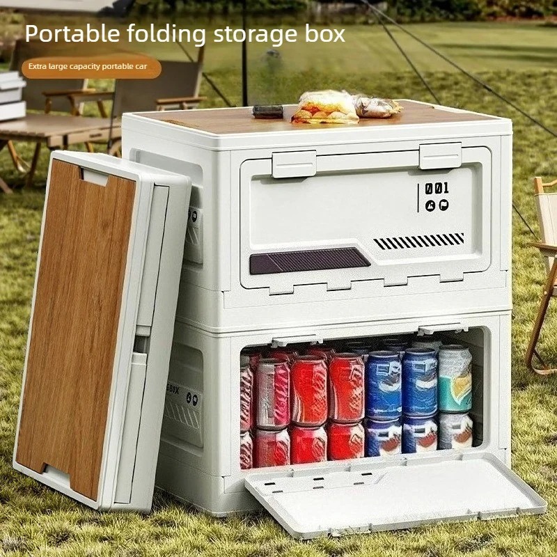 Kofferbak Houten deksel Outdoo - Outdoor Camping Folding Storage Box recensie en prijs