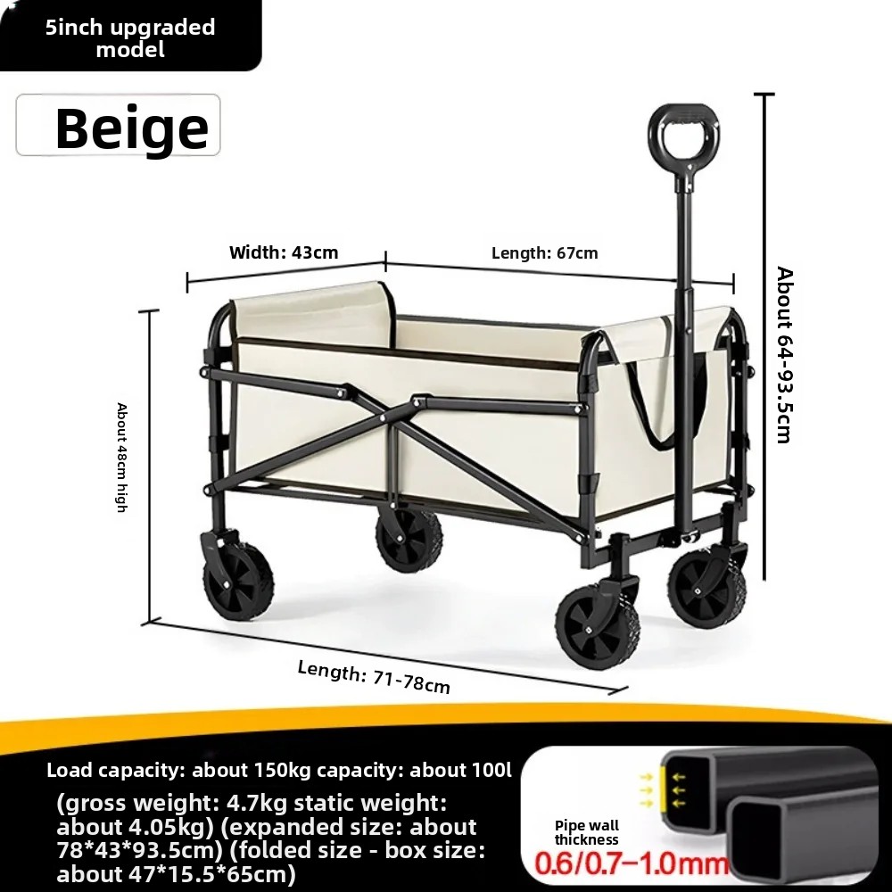 Lichtgewicht opvouwbare campin - Outdoor Camping Trolley recensie en prijs
