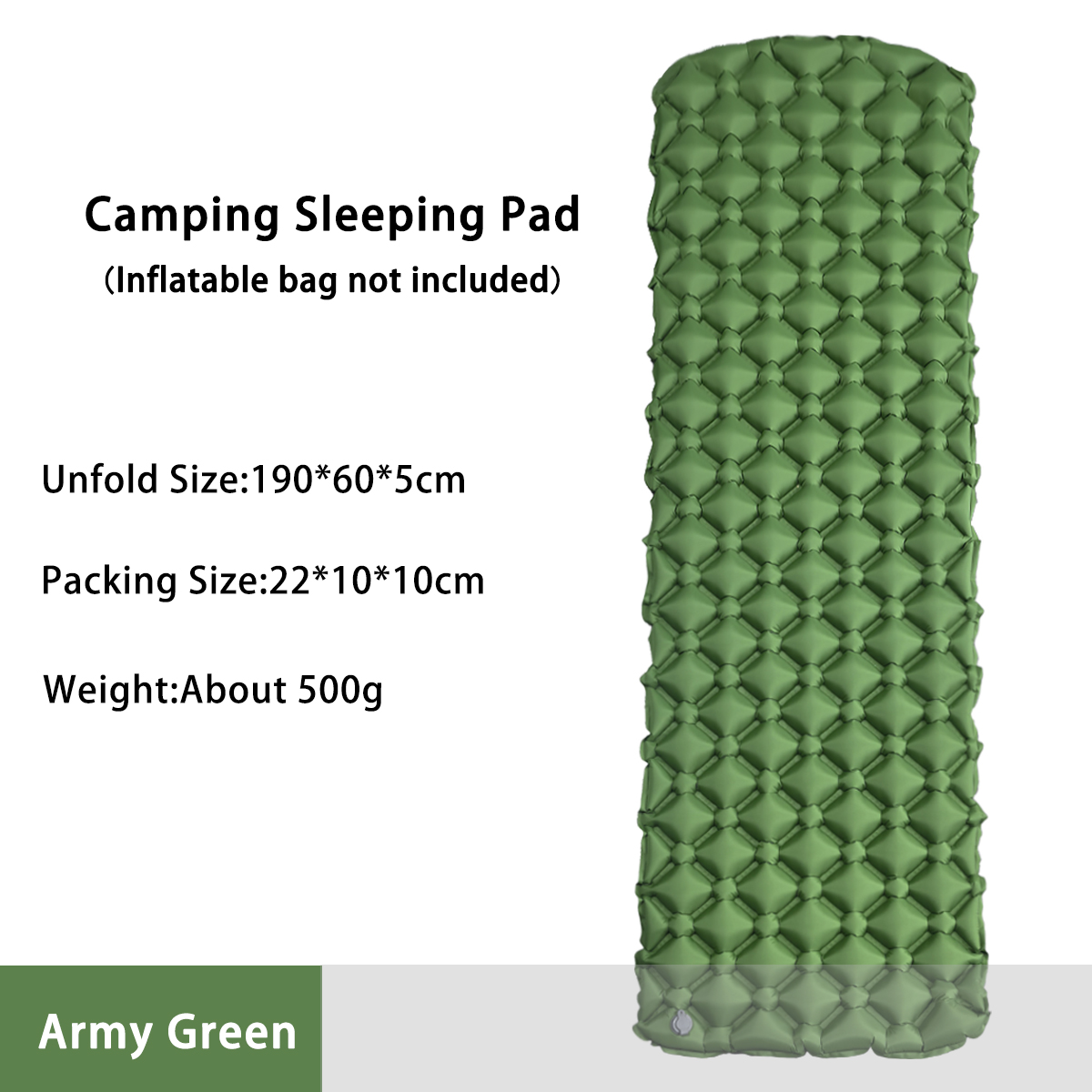 Opblaasbaar campingmatras in t - Outdoor Camping Inflatable Tent recensie en prijs